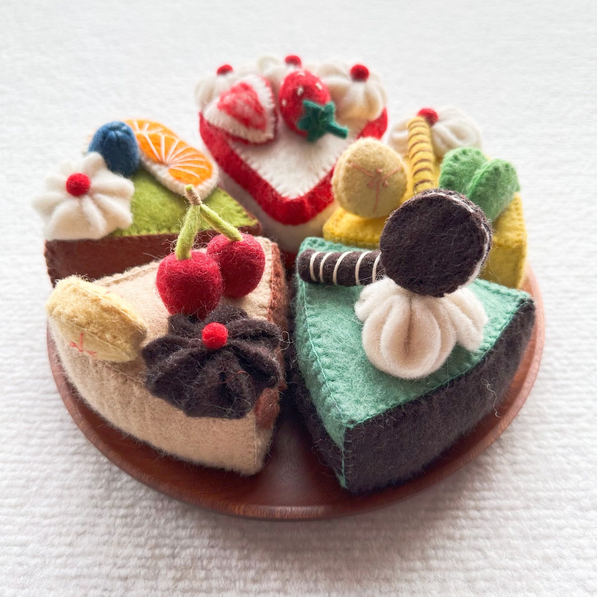 Handmade Wool Felt Dessert Models