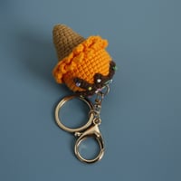 Orange cone pendant