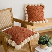 Pillow - Brick Red Single (without core)