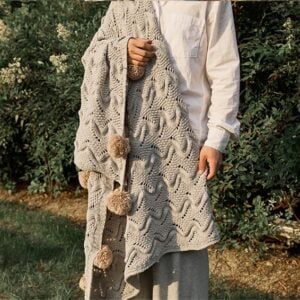 Gray blanket and pillow cover set