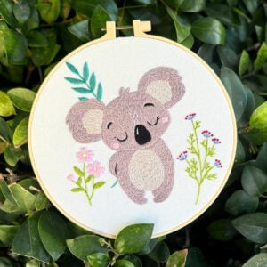 Adorable Koala DIY Embroidery Kit for Beginners 
