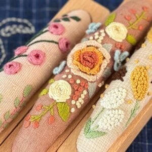 Handmade Wooden Embroidery Pincushion