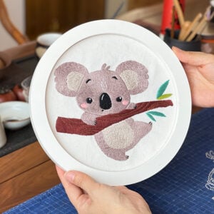 Adorable Koala DIY Embroidery Kit for Beginners 