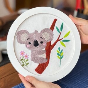 Adorable Koala DIY Embroidery Kit for Beginners 