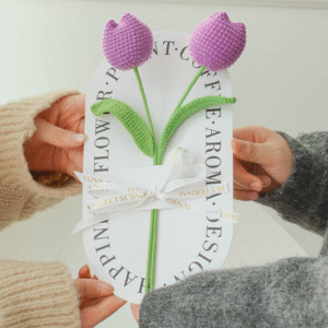 Handmade Knitted Tulip Bouquet Gift