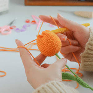 Handmade Knitted Tulip Bouquet Gift