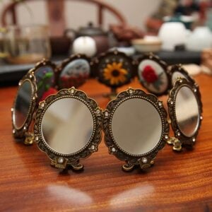 Hand Embroidery Makeup Mirror Kit 