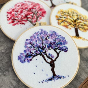 DIY Tree Embroidery Kit