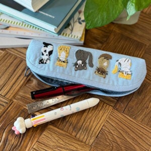 Handmade Embroidered Pencil Cases