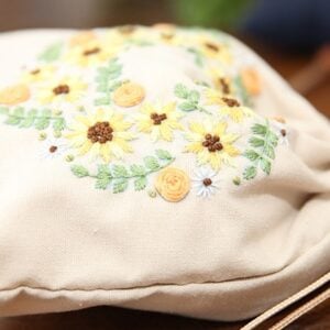 Hand Embroidery Drawstring Bag Kit