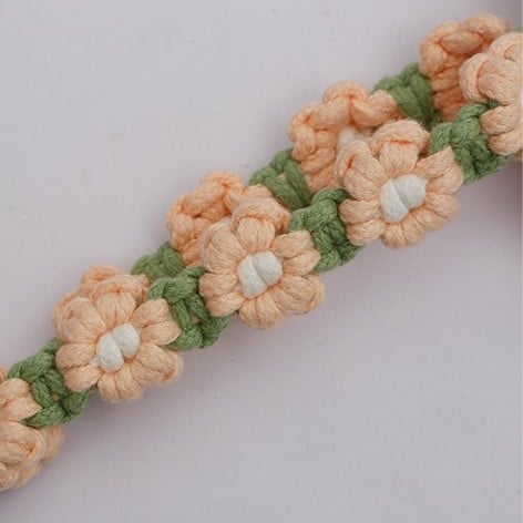 Handmade Crochet Daisy Charms