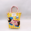 Light Pink + Pale Yellow with Brown Dachshund