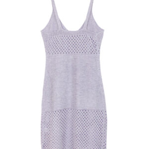 Sexy Knit Maxi Dress with Cut-Out Detail, Elegant Boho Summer Vibe Vacation Essential for Beach, Date & Festival
