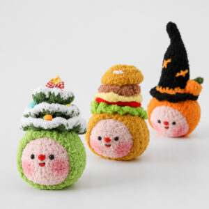 Handmade Crochet Cartoon Dolls - Cute Knitted Plus...