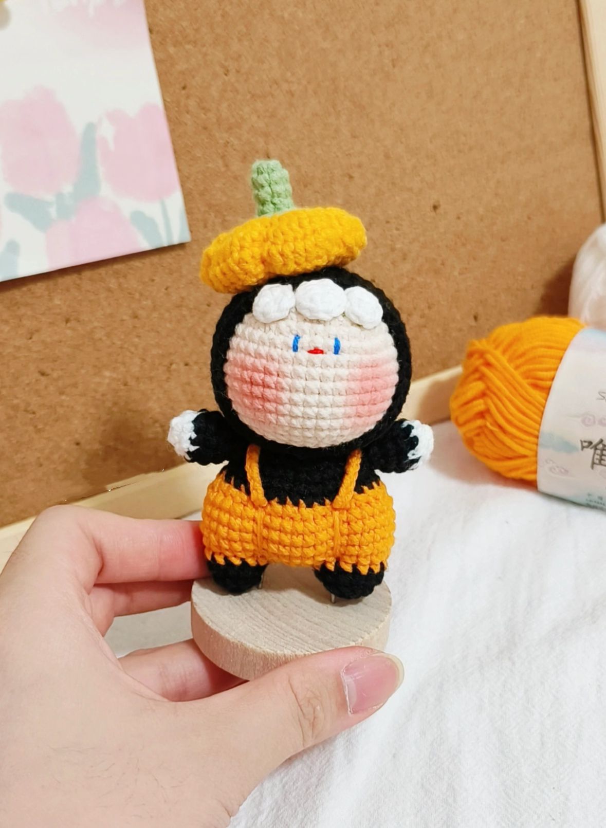 Pumpkin doll dumpling