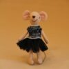 a black puffy skirt