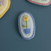 blue flower pot clip