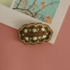 Brown Flower Hairpin