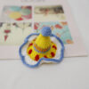 Yellow hat hairpin