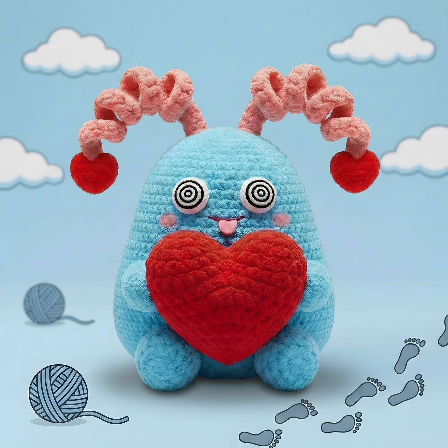 HUGGLES™ the Love Monster – Beginner-Friendly DIY Crochet Kit